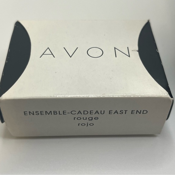 Avon Red Cabochon Necklace & Earring Set – New in Box, Silver-Tone Gift Set - Picture 7 of 8